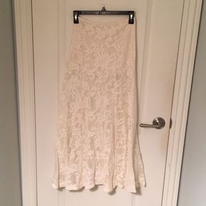 Billabong lace maxi skirt